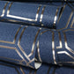 Golden Maze on Azure Wallpaper