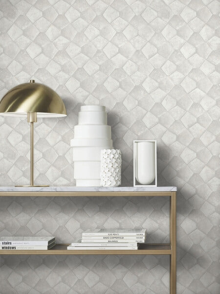 Waterford Dove Tiled Wallpaper