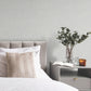 Highland Tweed Grey Faux Fabric Wallpaper