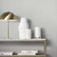 Highland Tweed Grey Faux Fabric Wallpaper