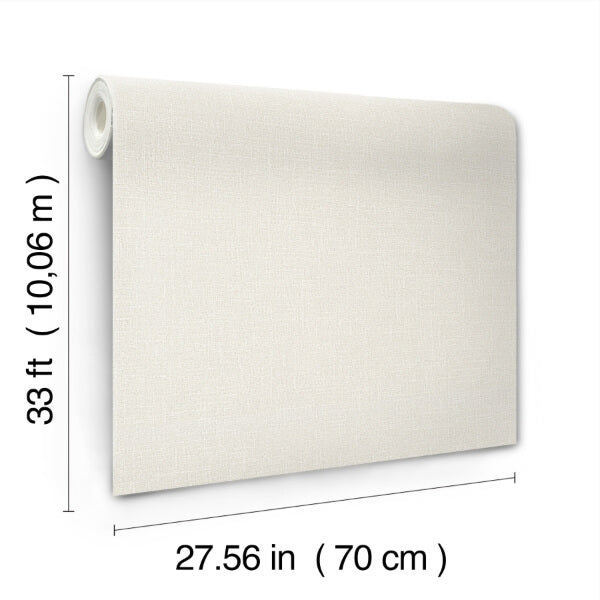 Highland Tweed Dove Faux Fabric Wallpaper