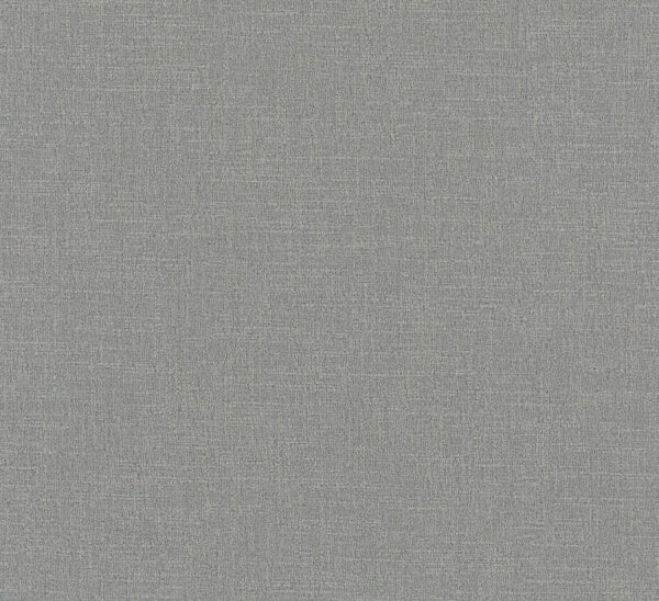 Highland Tweed Dark Grey Faux Fabric Wallpaper