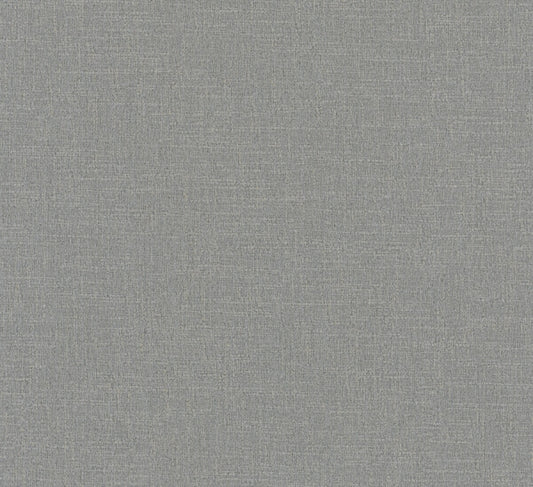 Highland Tweed Dark Grey Faux Fabric Wallpaper