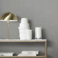 Highland Tweed Dark Grey Faux Fabric Wallpaper
