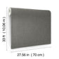 Highland Tweed Charcoal Faux Fabric Wallpaper