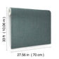Highland Tweed Dark Blue Faux Fabric Wallpaper