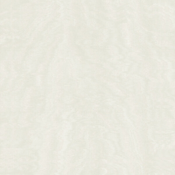 Shimmering Moire White Textured Wallpaper