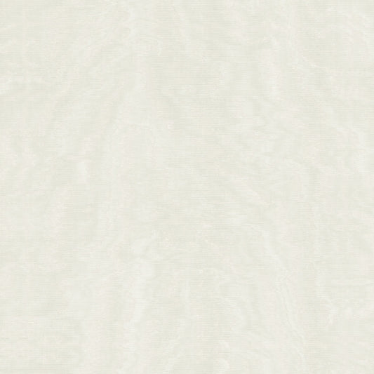 Shimmering Moire White Textured Wallpaper