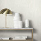 Shimmering Moire White Textured Wallpaper