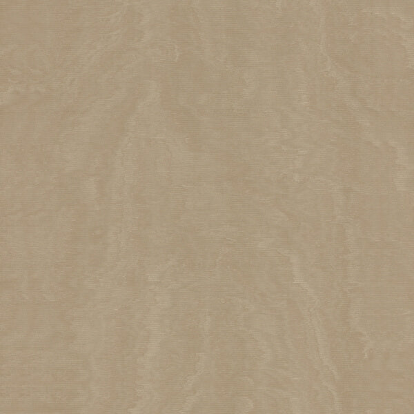 Shimmering Moire Taupe Textured Wallpaper