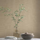 Shimmering Moire Taupe Textured Wallpaper
