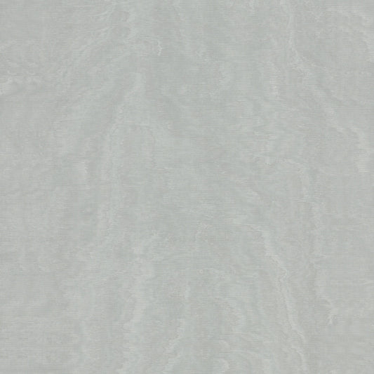 Shimmering Moire Silver Textured Wallpaper