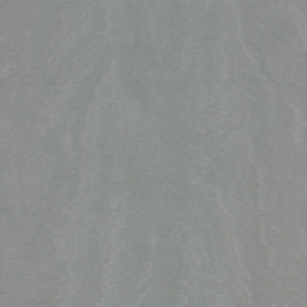 Shimmering Moire Pewter Textured Wallpaper