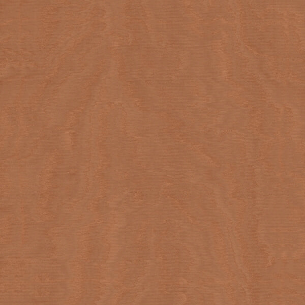 Shimmering Moire Copper Textured Wallpaper
