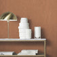 Shimmering Moire Copper Textured Wallpaper