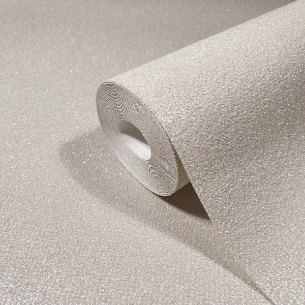 Glistening Quartz Champagne Beaded Wallpaper