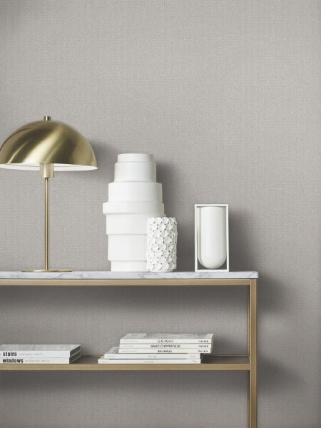 Glistening Quartz Silver Beaded Wallpaper
