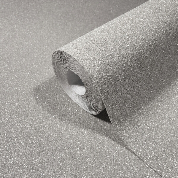 Glistening Quartz Silver Beaded Wallpaper