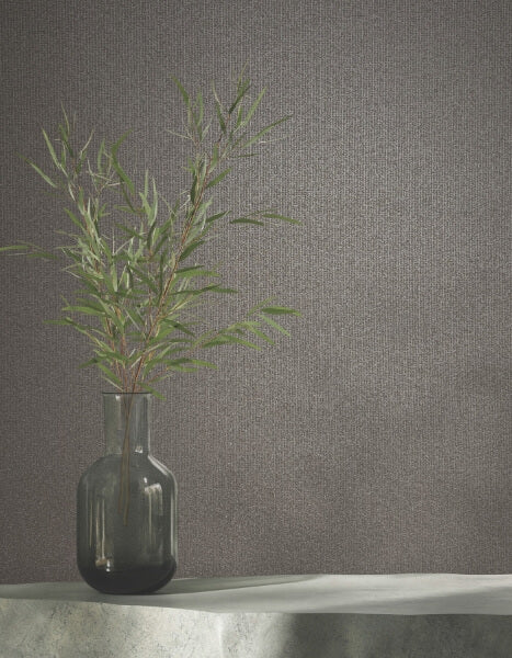 Glistening Quartz Pewter Beaded Wallpaper