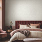 Marquetry White Tile Wallpaper