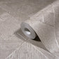Marquetry Grey Tile Wallpaper