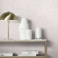 Sculpted Floral Aqua Relief Wallpaper