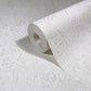 Sculpted Floral Pearl Relief Wallpaper