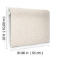 Sculpted Floral Beige Relief Wallpaper