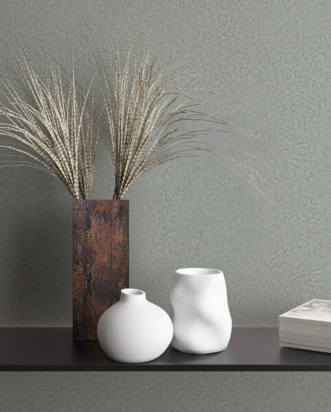 Jemma Aqua Distressed Wallpaper