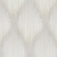 Starfall Dove Metallic Ikat Wallpaper