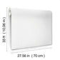Indra White Striated Wallpaper