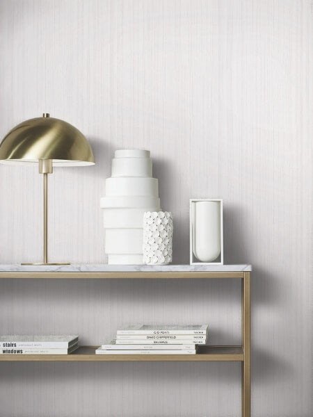 Indra Dove Striated Wallpaper