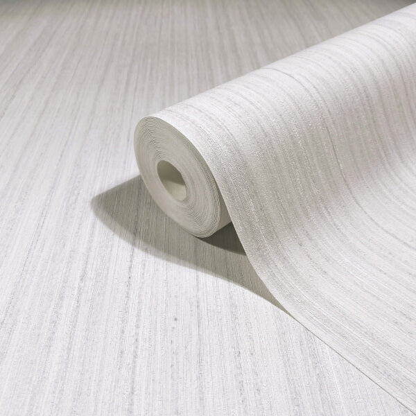 Indra Dove Striated Wallpaper