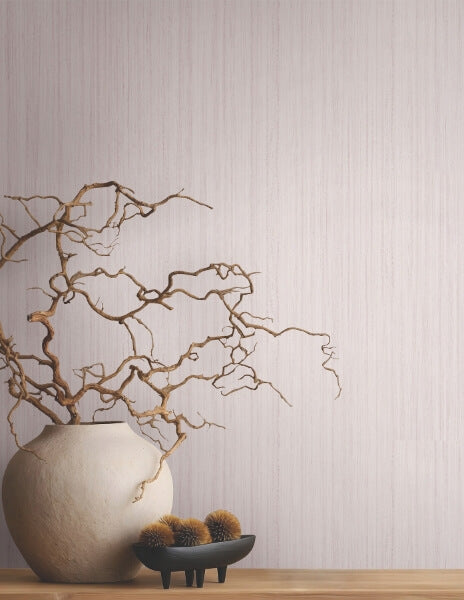Indra Mauve Striated Wallpaper