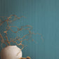 Indra Teal Striated Wallpaper