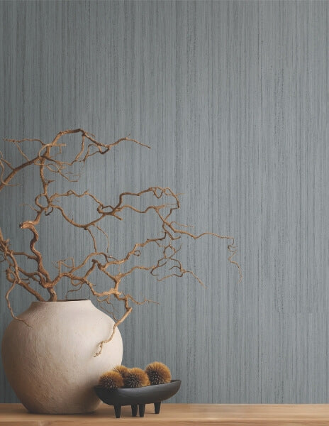 Indra Grey Striated Wallpaper