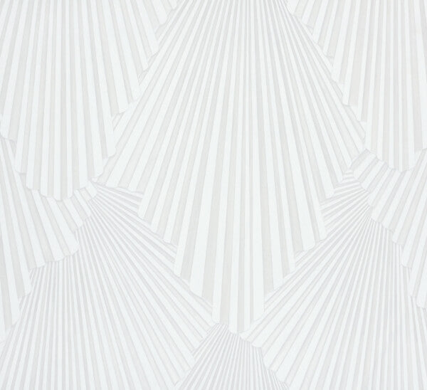 Lumiere White Deco Geo Wallpaper