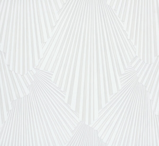 Lumiere White Deco Geo Wallpaper