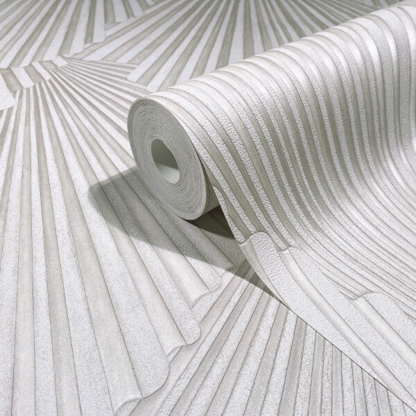 Lumiere Champagne Deco Geo Wallpaper