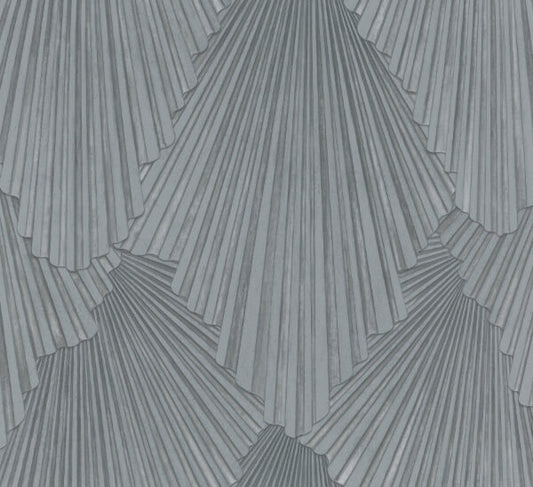 Lumiere Pewter Deco Geo Wallpaper