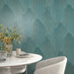 Lumiere Teal Deco Geo Wallpaper