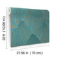 Lumiere Teal Deco Geo Wallpaper