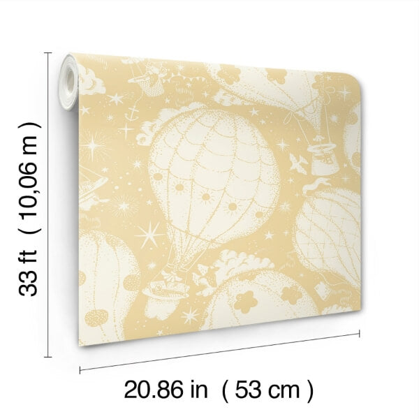Ballongerna Yellow Wallpaper