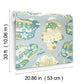 Staden Light Blue Wallpaper