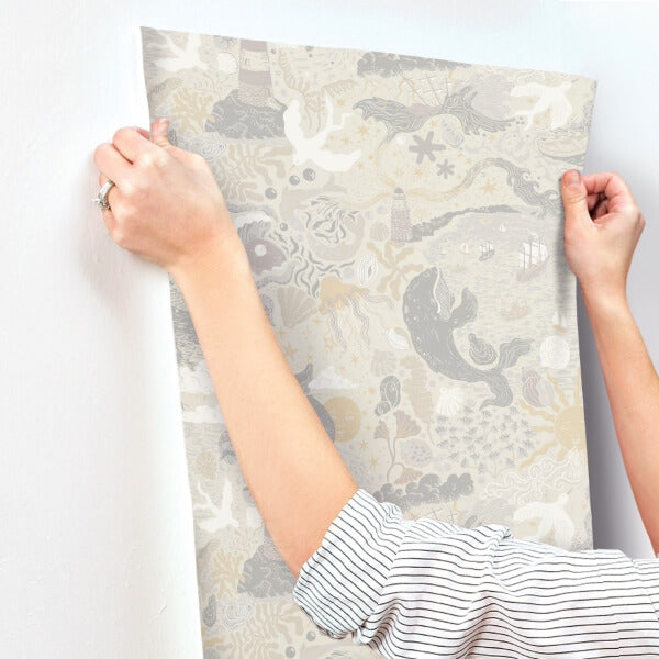 Havet Grey Wallpaper