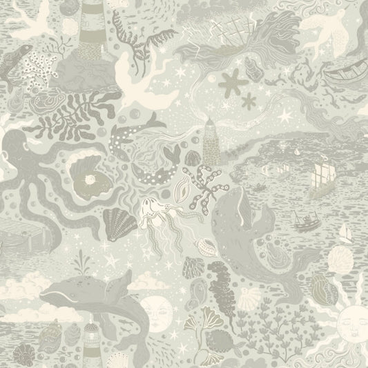 Havet Light Blue Wallpaper