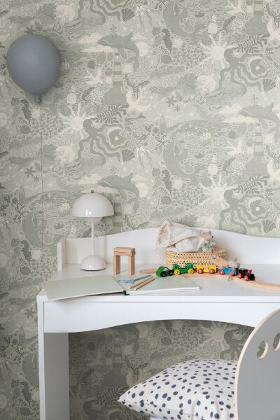 Havet Light Blue Wallpaper