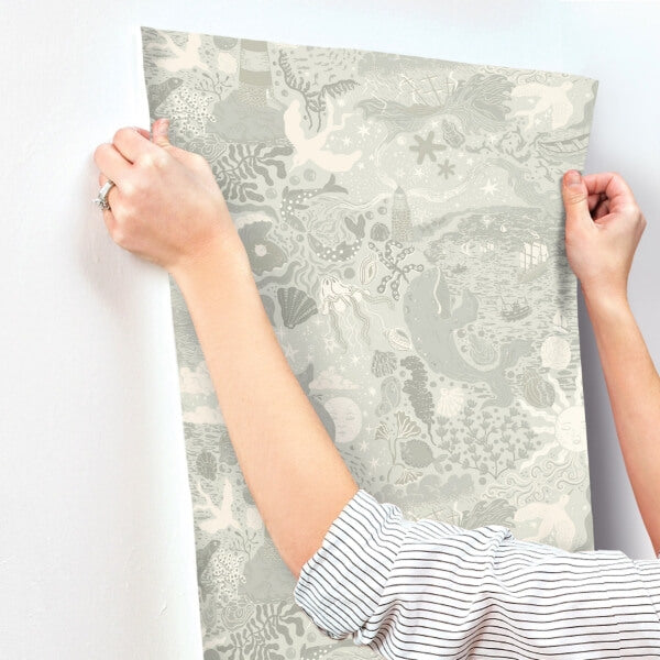 Havet Light Blue Wallpaper