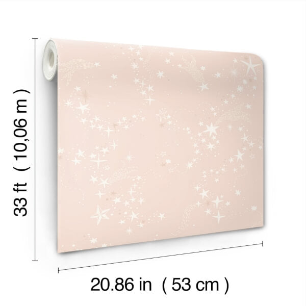 Stjarnhimmel Pink Wallpaper