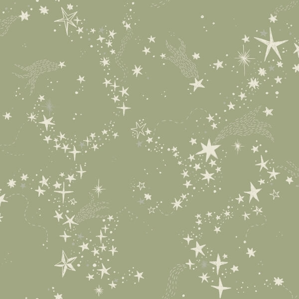 Stjarnhimmel Green Wallpaper